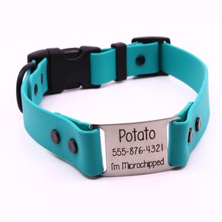 BioThane ID Tag Collar - Sport (Quick Release Buckle)