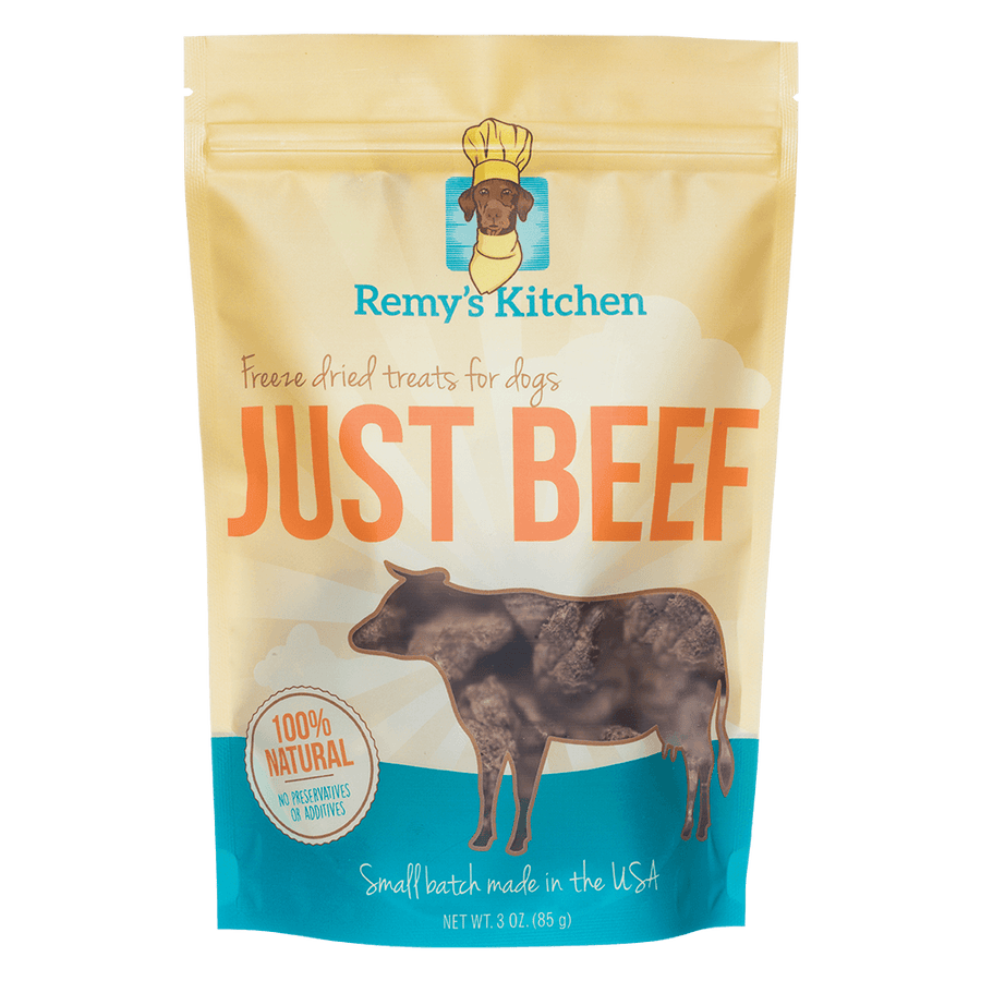 Remy's Kitchen Freeze Dried Dog Treats - Just Beef