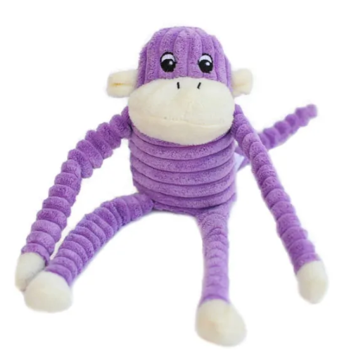 Plush monkey deals dog toy