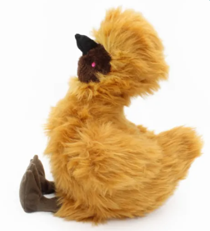 plush emu dog toy sitting