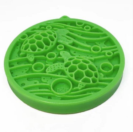 round green enrichment mat for dogs side view