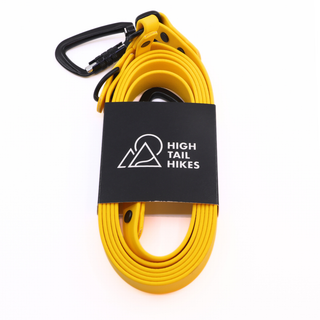 Pre Made Simple Sport Hands Free Leash - Large (3/4") - 7 ft- Goldenrod ** Non-Standard Length