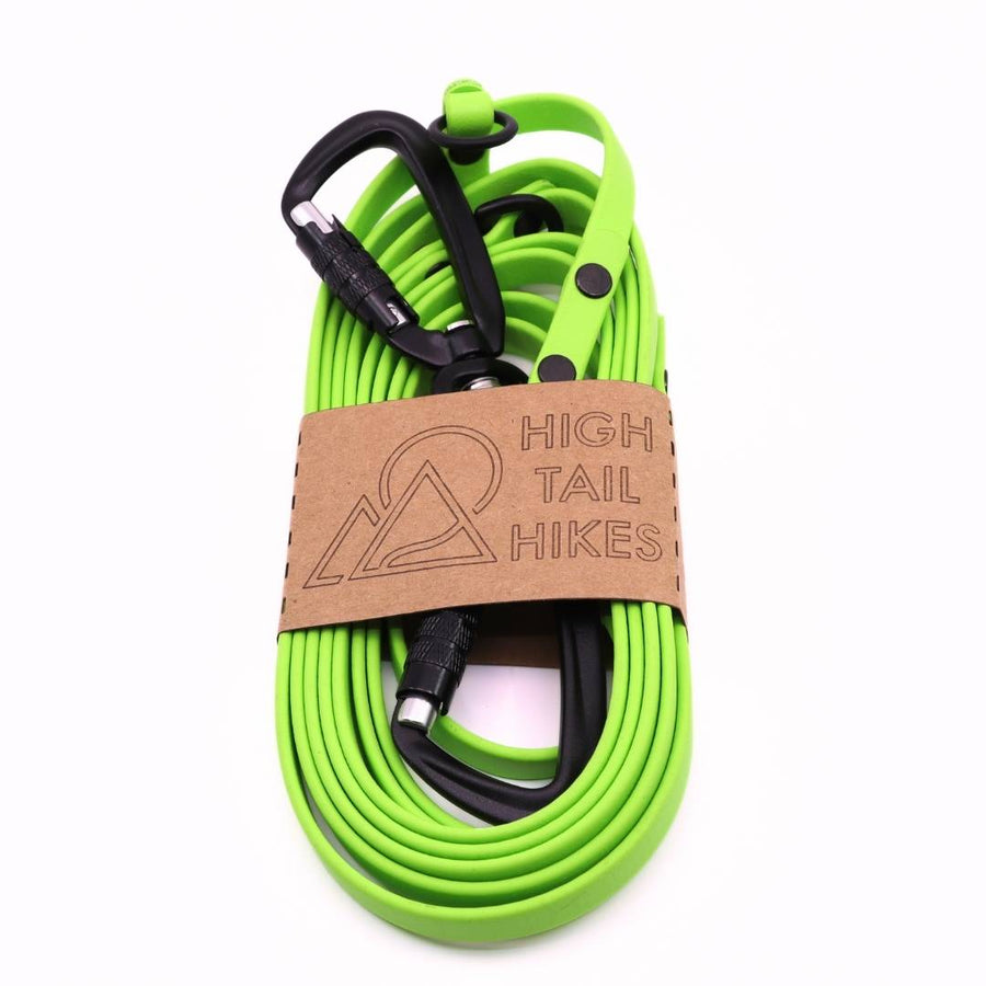 Pre Made Sport Hands Free + Convertible Leash - Small (3/8") - 9 ft - Green Apple