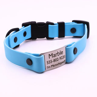 BioThane ID Tag Collar - Sport (Quick Release Buckle)