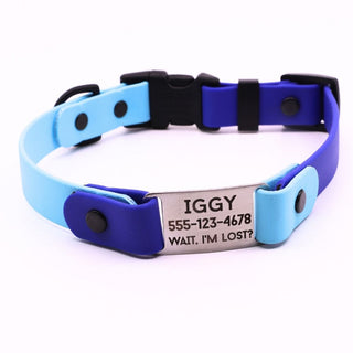 BioThane ID Tag Collar - Sport (Quick Release Buckle)