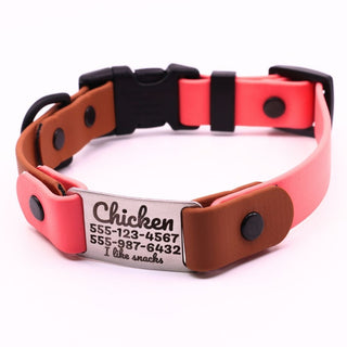 BioThane ID Tag Collar - Sport (Quick Release Buckle)