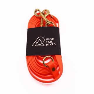 Pre Made Simple Hands Free Long Line - Brass - Medium (1/2") - 10 ft - Persimmon