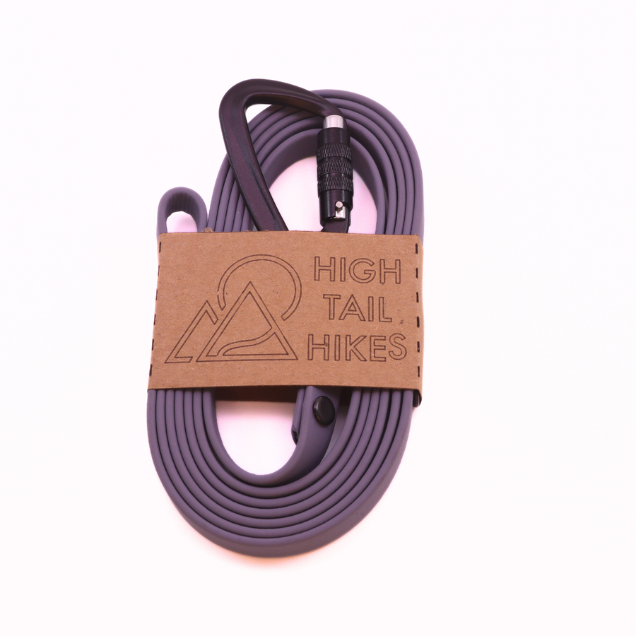 Pre Made Sport Leash - Medium (1/2") - 6 ft - Standard Loop Handle - Granite