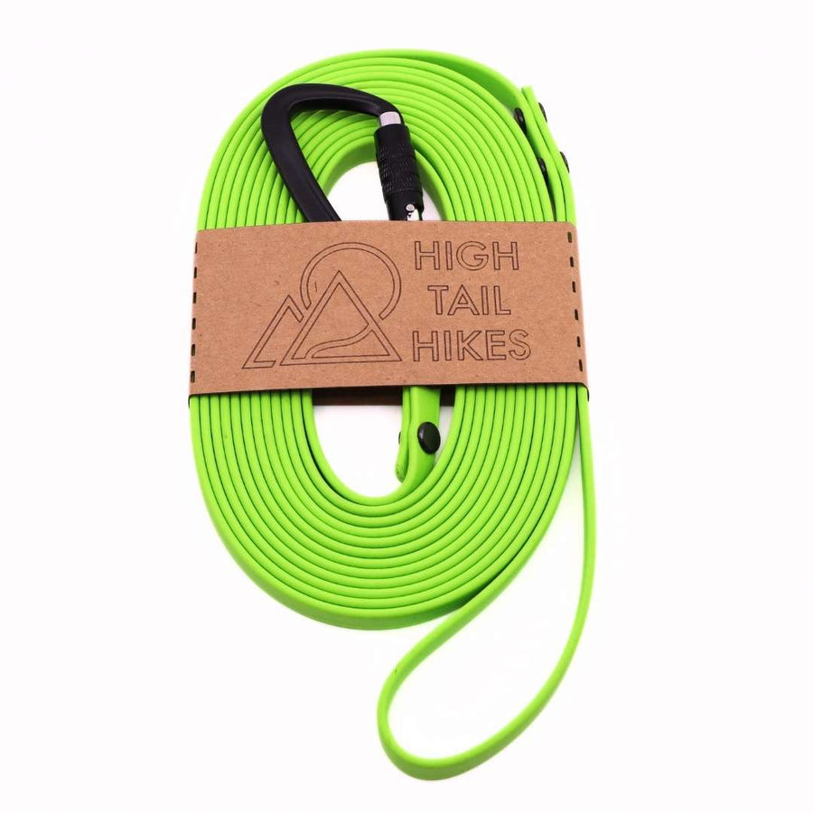 Pre Made Sport Long Line - Small (3/8") - 15 ft - Standard Loop Handle - Green Apple