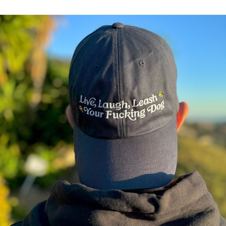 Live, Laugh, Leash Dad Hat