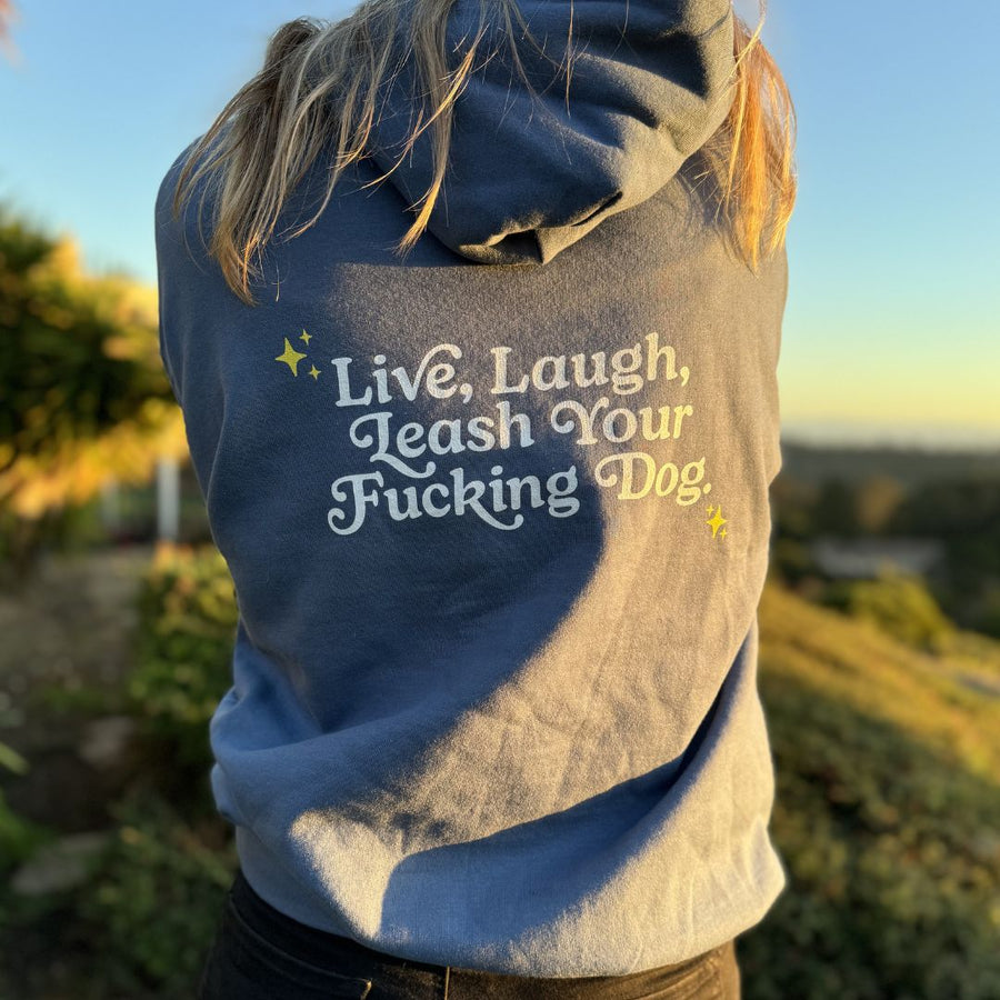 Live Laugh Leash Logo Hoodie