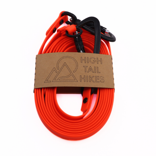 Pre Made Multiway Sport Hands Free Long Line- Medium (1/2") - 10 ft- Persimmon