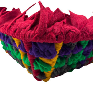 The Plaid Snuffle Basket