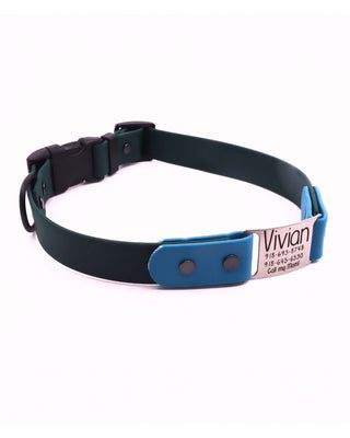 BioThane ID Tag Collar - Sport (Quick Release Buckle)