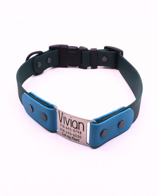BioThane ID Tag Collar - Sport (Quick Release Buckle)