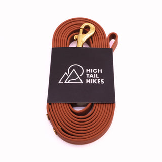 Pre Made Quick Ship Long Line - Brass - Medium (1/2") - 10 ft - Caramel
