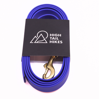 Pre Made Brass Drag Line - Large (3/4") - 6 ft - Blueberry *No Handle Drag Line