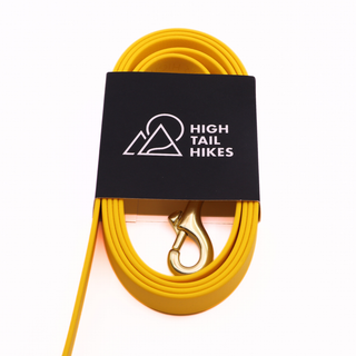 Pre Made Brass Drag Line - Large (3/4") - 6 ft - Goldenrod *No Handle Drag Line