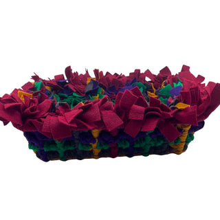The Plaid Snuffle Basket