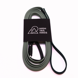 Pre Made Custom Sport Leash - Medium (1/2") - 8 ft - Forest Green with Sage - D-Ring