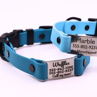 BioThane ID Tag Collar - Sport (Quick Release Buckle)