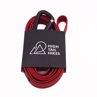 Pre Made Custom Sport Leash - Large(3/4") - 4 ft - Chili Red - Traffic Handle at 12"