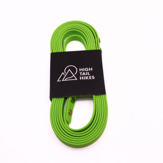Pre Made Quick Ship Leash - Brass - Medium (1/2") - 10 ft - Green Apple