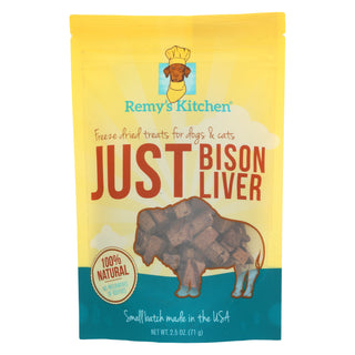 Remy's Kitchen Just bison liver pet treats