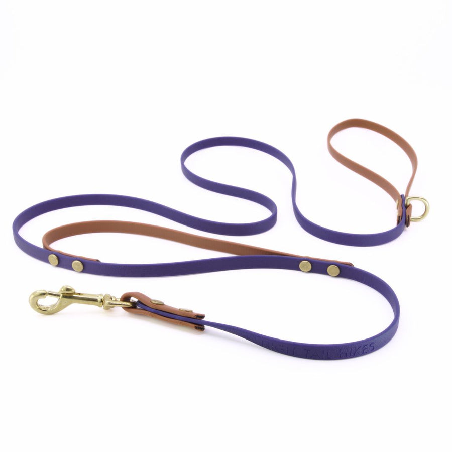 Custom Brass Leashes + Long Lines - Small Dogs (3/8" Width)