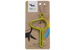 matcha green Dooloop Dog Waste Bag Holder on display card
