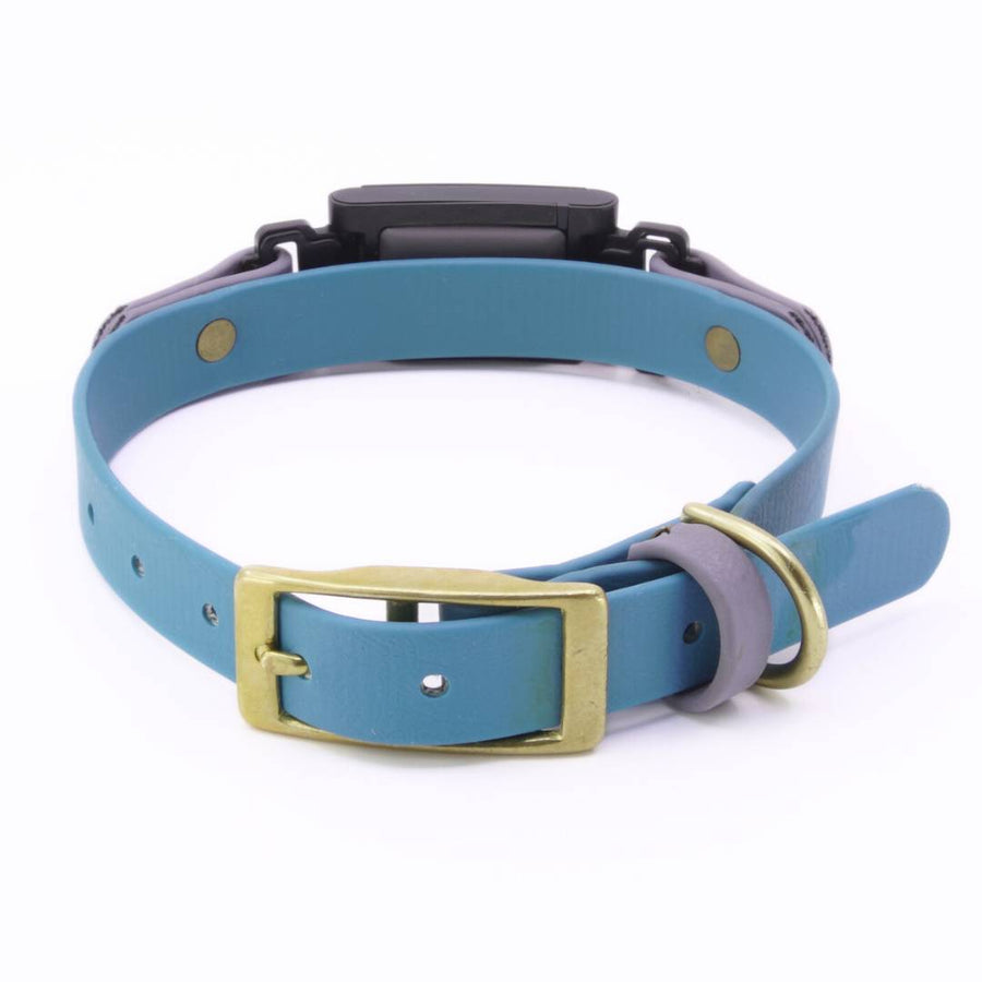 Fi Series 3 BioThane Collar - Brass Layered Design