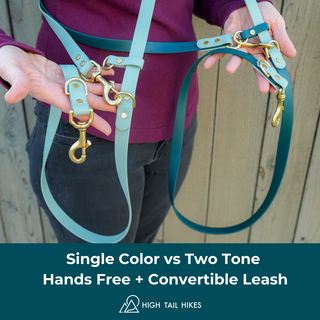 Multiway Brass Hands Free - Medium Dogs (1/2" Width)