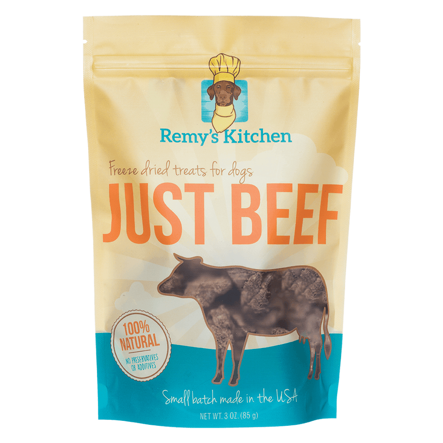 Remy s Kitchen Freeze Dried Dog Treats Just Beef High Tail Hikes