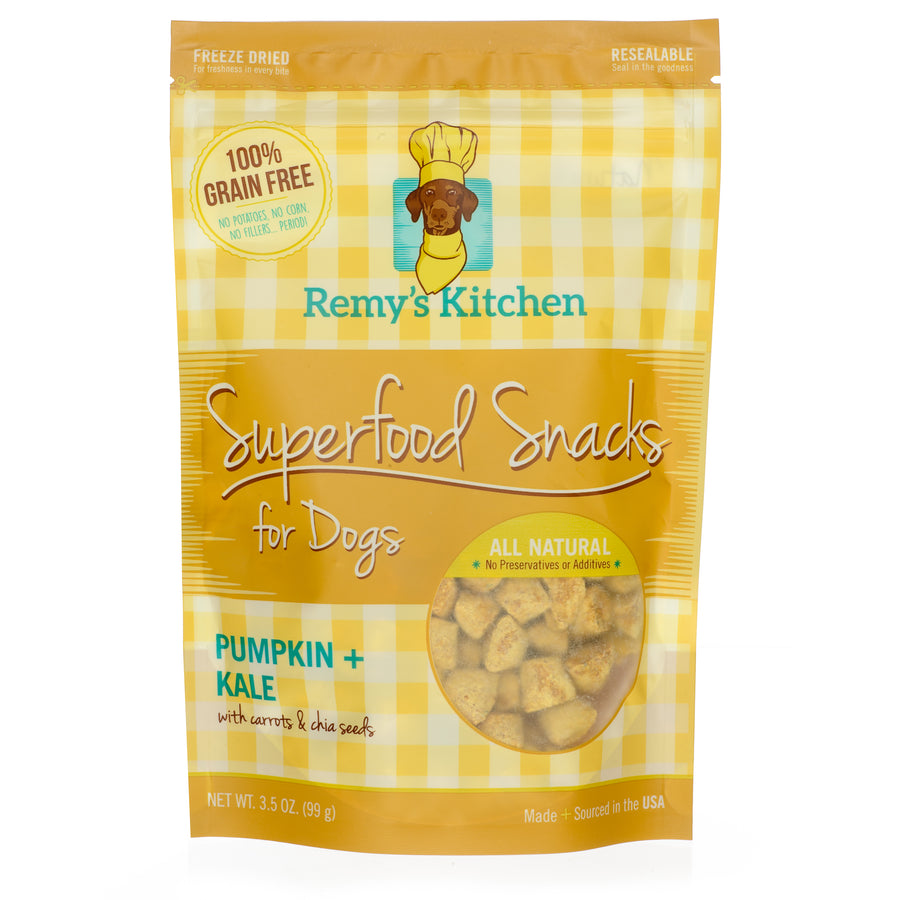 Remy's Kitchen Superfood Snacks for Dogs Pumpkin & Kale