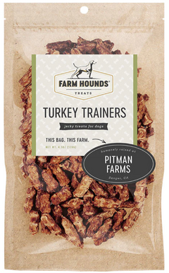 photo of a package of Farm Hounds Turkey Trainers Dog Treats