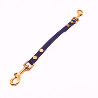 Pre Made Brass Safety Strap - 3/8" Width - 12" - Midnight - **old style - 2 rivets on each end** (Copy)