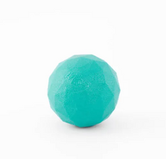 teal blue waggle ball dog toy
