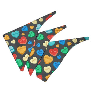 Misty Made This Dog Bandana - Candy Hearts