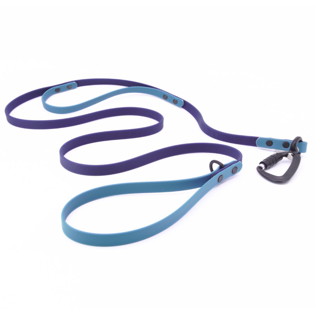 Dogline Biothane Waterproof Dog Leash - Odor-Proof Easy Clean Made In USA
