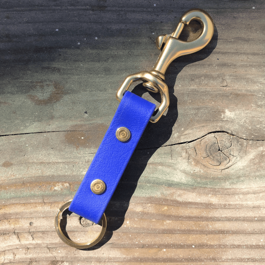 BioThane Keychain - Brass